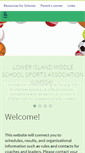 Mobile Screenshot of lowerislandschoolsports.ca