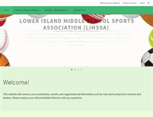 Tablet Screenshot of lowerislandschoolsports.ca